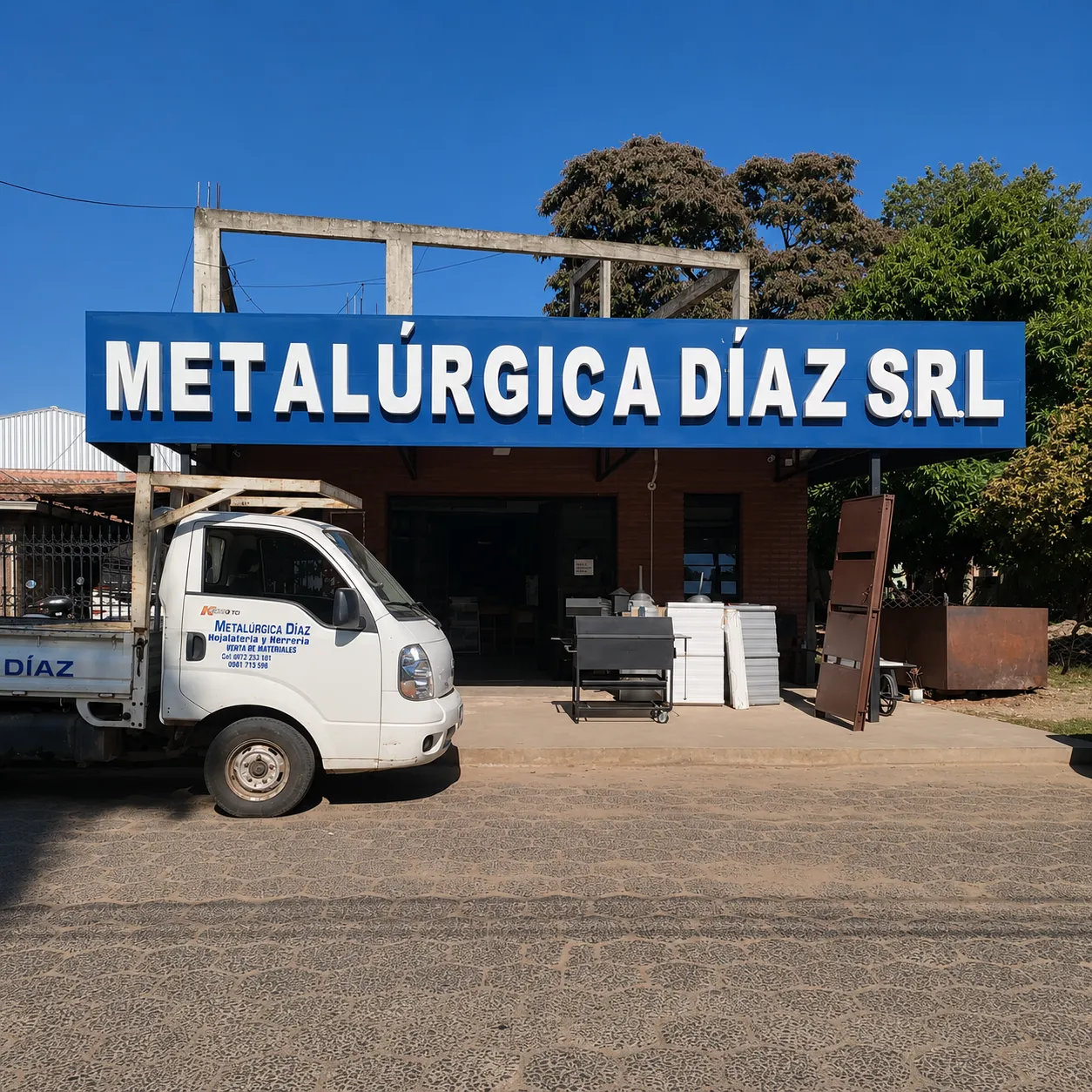 Adentro del taller de Metalúrgica Díaz